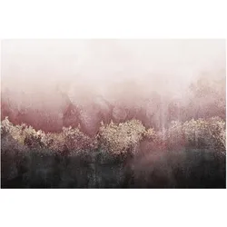 FOTOTAPETE Goldene Dämmerung Rosa 432/290 cm