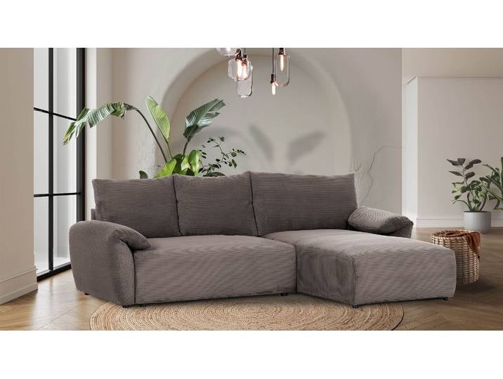 Ginger Moon Ecksofa Cuty mit Schlaffunktion in Trendstoff Cord
