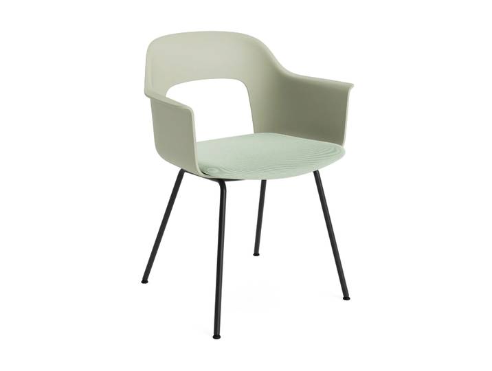 HAY Fauteuil Layout Armchair 213 Relate 921 Pastel green acier noirci