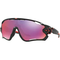 Oakley, Herren, Sportbrille, Jawbreaker (Matt Black, Matte Black, Prizm Road), Schwarz, Orange