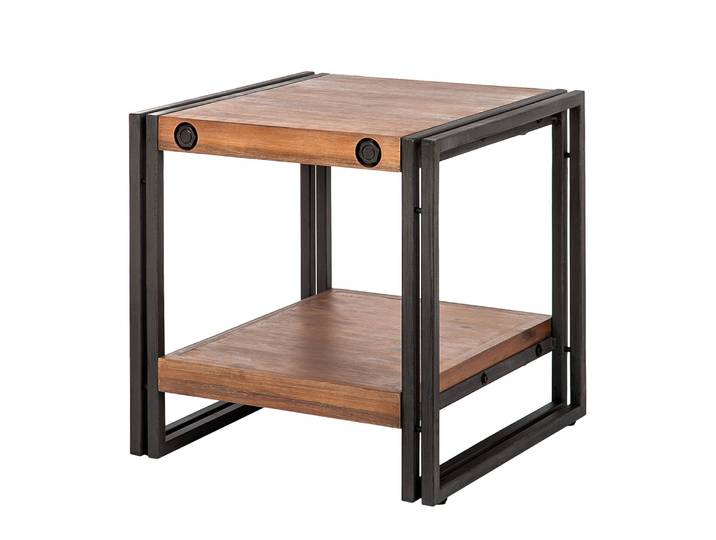 Bout de canapé 50 x 50 x 50cm Marron/Acacia