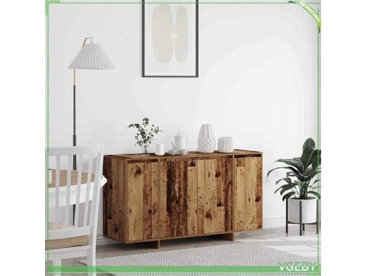 Buffet bas - 3333893 - Bois d'ingénierie - 135 x 41 x 69 cm - 4 portes