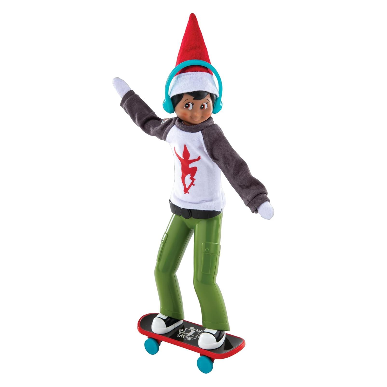 HCM Kinzel The Elf on the Shelf MagiFreez Holly Jolly Ollie Skateboarder (MFSKATEBRD)