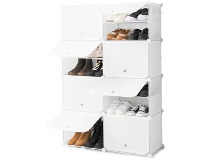 Etagère modulable - INNOVAGOODS - Blanc - 8 modules - Mélamine - Contemporain - Design