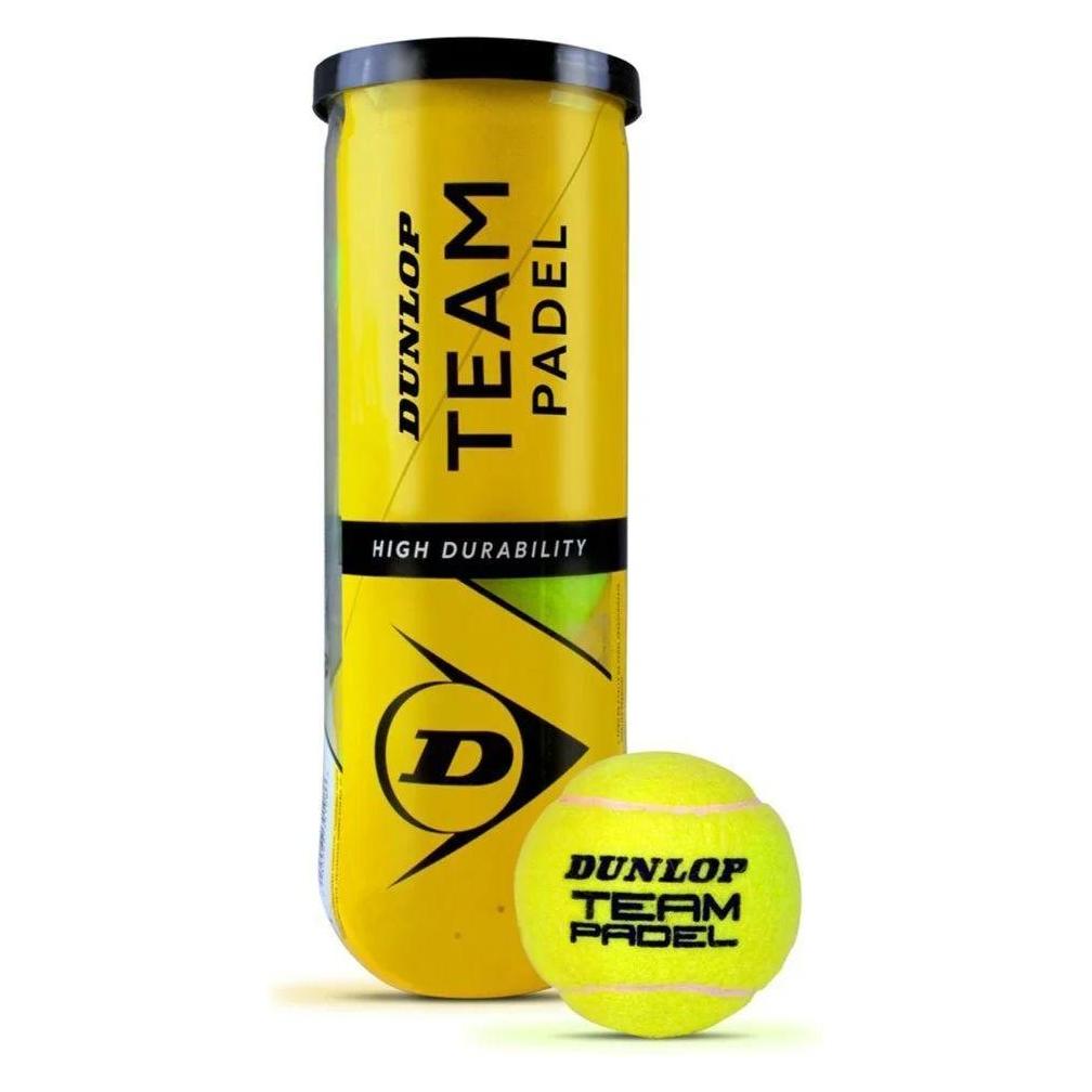 Dunlop Padel balls set TEAM, green, 3 pcs (3x) (601553)