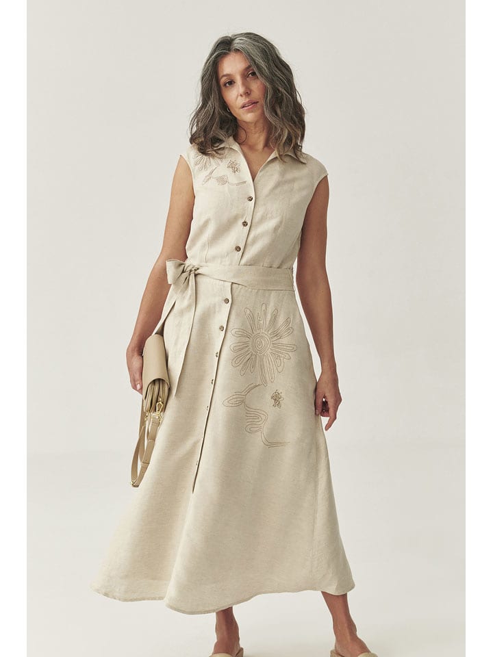 TATUUM Kleid in Beige - 42