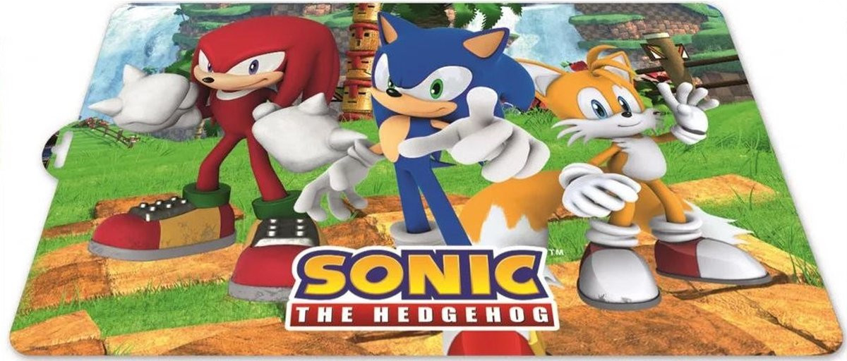 Sonic Placemat voor volwassenen