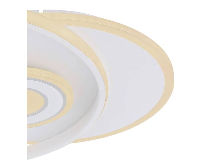 Globo LED Deckenlampe Roderick, dimmbar, weiß / opal, für Wohn- / Esszimmer, Kunststoff, Modern, LED Deckenleuchte