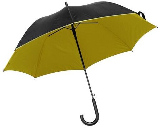 Parapluie publicitaire de golf Armando polyester acier jaune