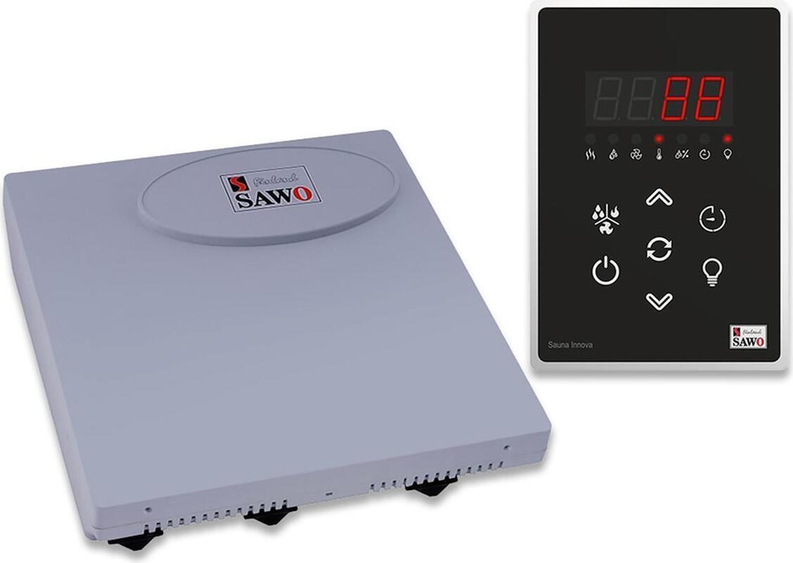 Saunasteuerung Sawo Innova Classic 2.0 mit Schützblock Combi INP-C-CDF