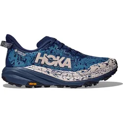 HOKA ONE ONE W SPEEDGOAT 6 GTX Damen Trailrunningschuh Midnight Blue/Alpine Blue - 42