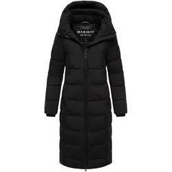 MARIKOO Damen Winter Jacke Stepp Parka Mantel Anorak Winterjacke warm gefüttert Hoher Rippstrickkragen Kapuze Lanitaa