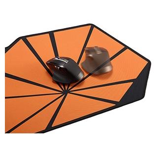 Powerton LIFE FURIA Mauspad Gaming, mit rutschfester Unterseite, orange (78069978)