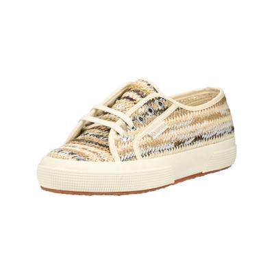 Sneaker SUPERGA "Superga Sneaker Polyester", Damen, Gr. 39, beige, Lederimitat, Schuhe Sneaker