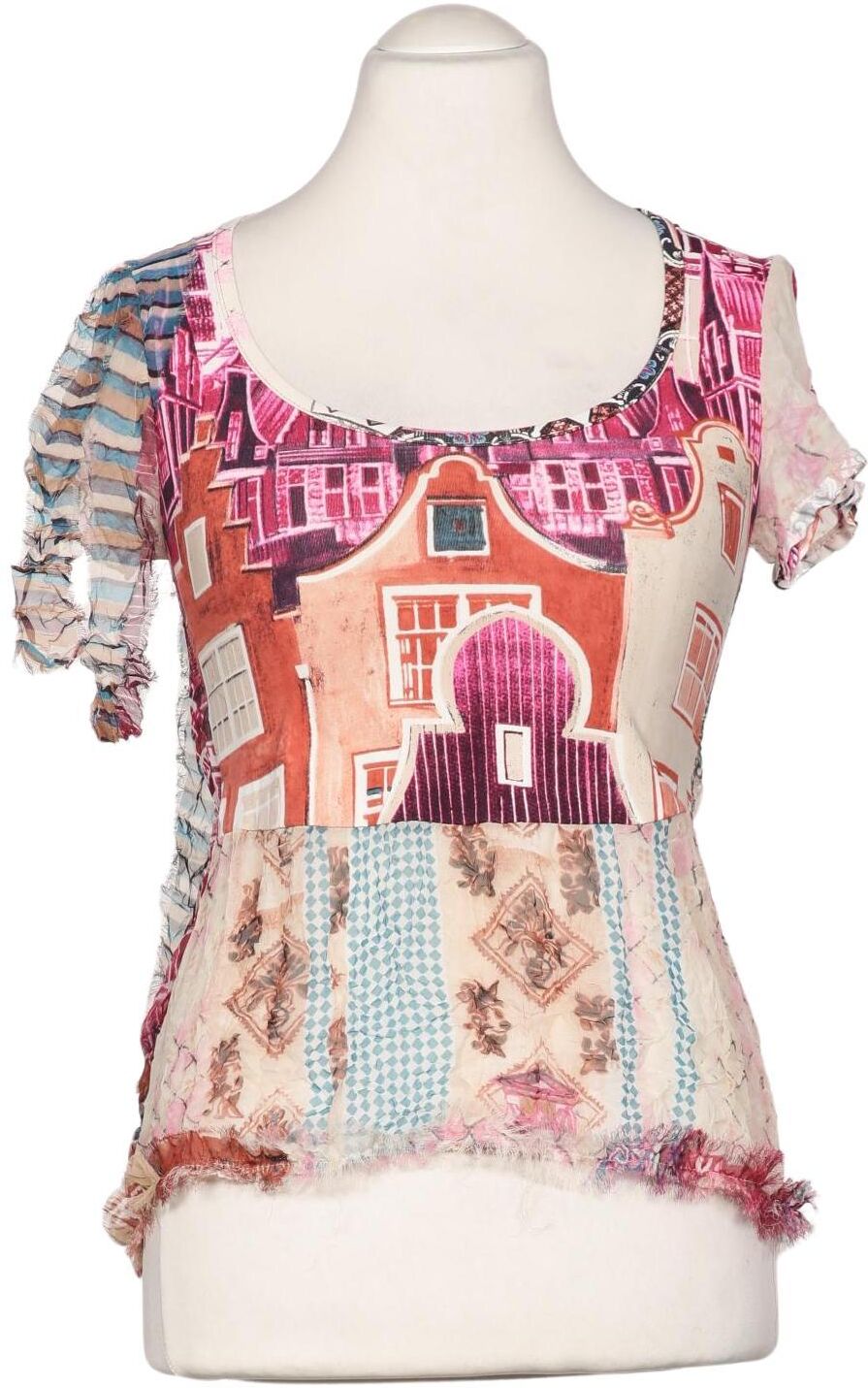 Save THE Queen! Damen Bluse, Mehrfarbig, Gr. L, Synthetik - Second Hand