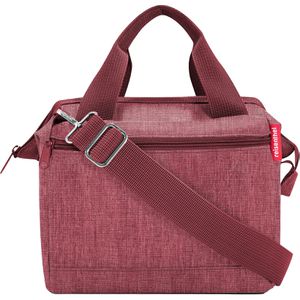 Reisenthel Umhängetasche Allrounder Cross, aus rPET, 3 Fächer, 22 x 24 cm, wasserabweisend, twist maroon