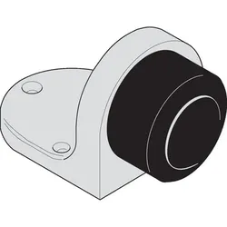 Türanschlagpuffer, Aluminium matt