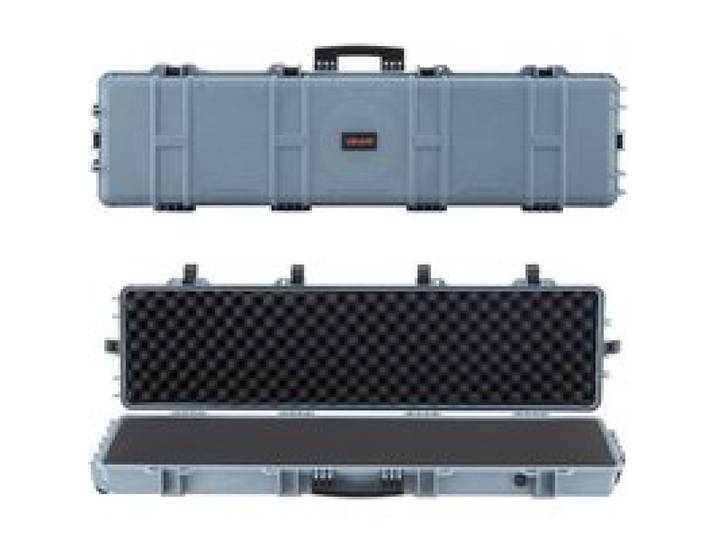VEVOR Étui Rigide pour Fusil Verrouillable 138 cm, Mallette pour Armes Longues avec Mousses Prédécoupées et Roues, Valise à Arme Étanche IP67 et Anti-poussière, Transport Pratique pour Carabine