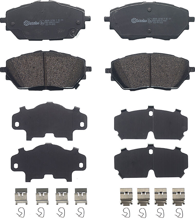 Brembo Bremsbelagsatz, Scheibenbremse P 83 171 Für Toyota