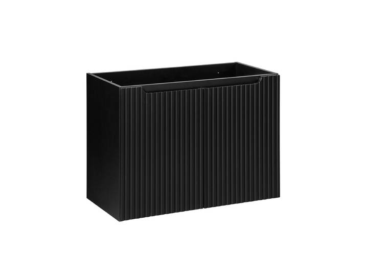 Meuble sous-vasque 80cm 2 portes Riva Noir