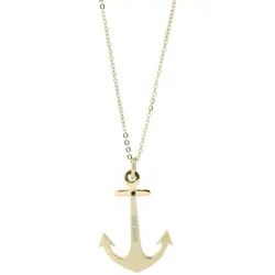 HAFENKLUNKER - GLAMOUR COLLECTION HALSKETTE - Anker mit Zirkonia / roségold