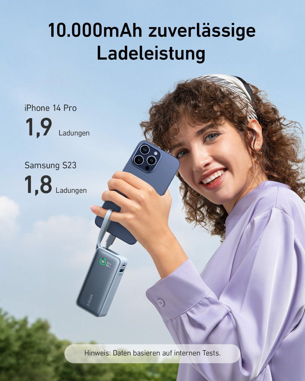 eufy Anker Nano Powerbank + Anker Nano Ladegerät (70W, 3 Ports)