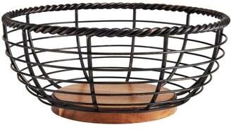 Gourmet Basics by Mikasa Fruit Basket Rope Round