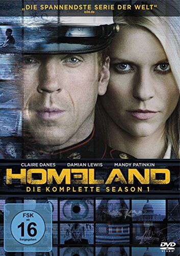 Claire Danes - Homeland - Die komplette Season 1 [4 DVDs] - Preis vom 05.10.2026 03:47:11 h