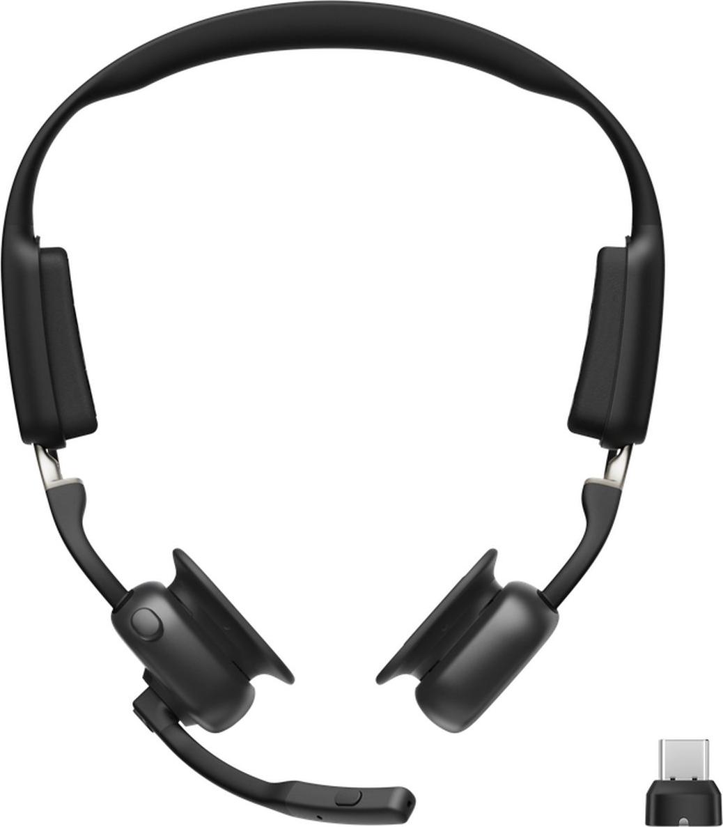 SHOKZ Openmeet, Kabellos, Büro/Callcenter, 78 g, Kopfhörer, Schwarz