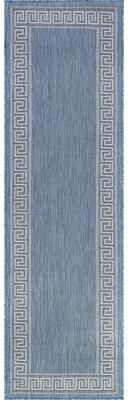 Alise Rugs Exo Coastal Border Indoor/Outdoor Area Rug