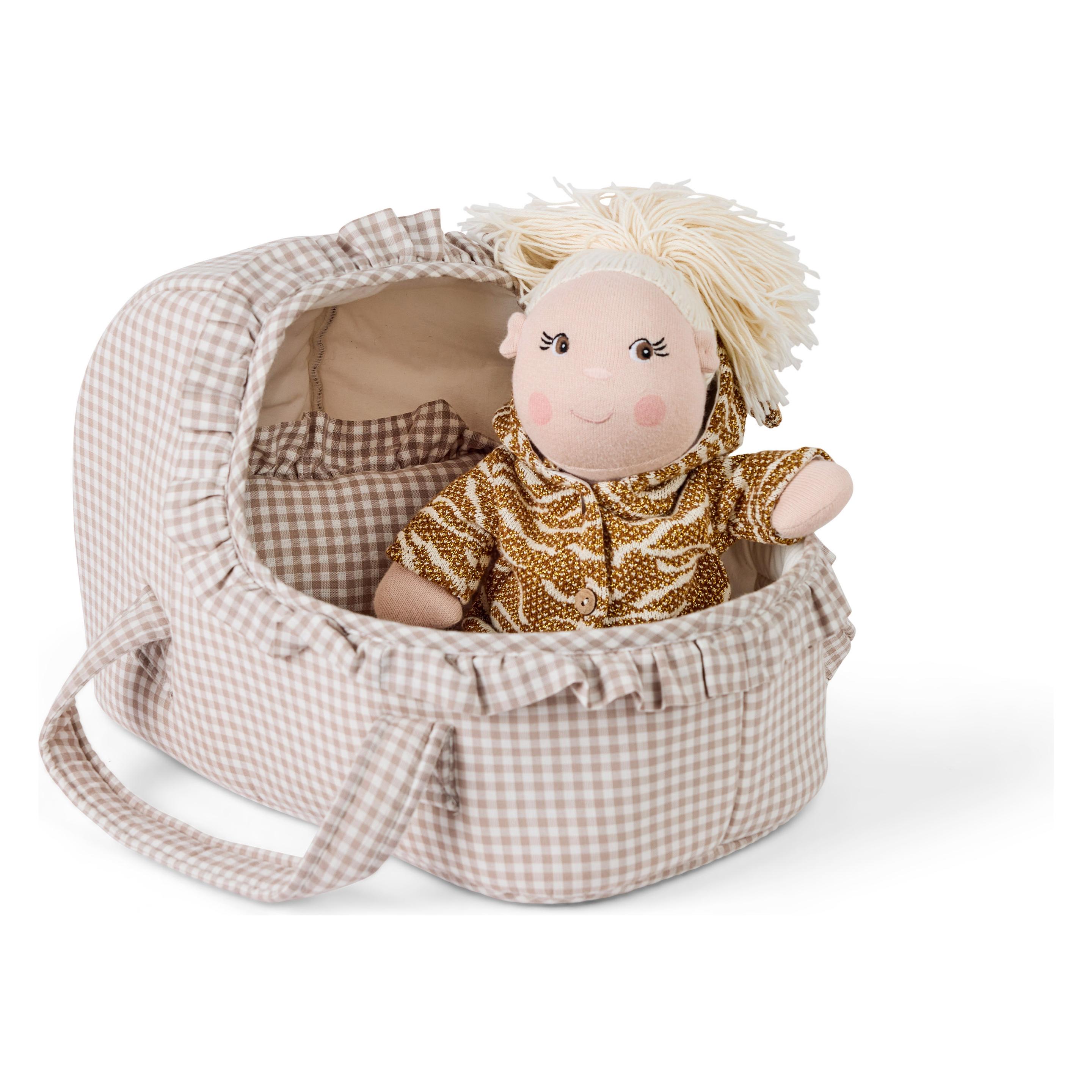 Smallstuff - Doll carrier, pillow and duvet, sandy (73200-04) (73200-04)
