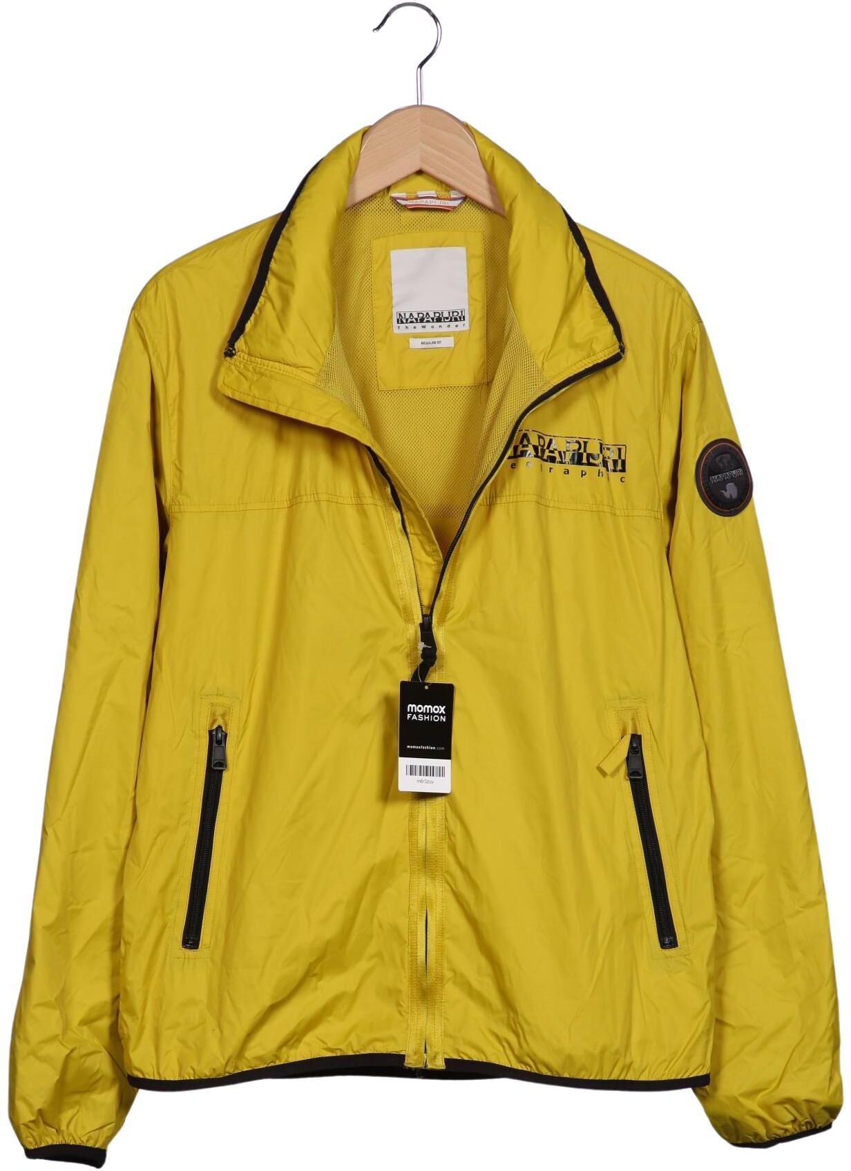 Napapijri Herren Jacke, Gelb, Gr. S, Synthetik - Second Hand