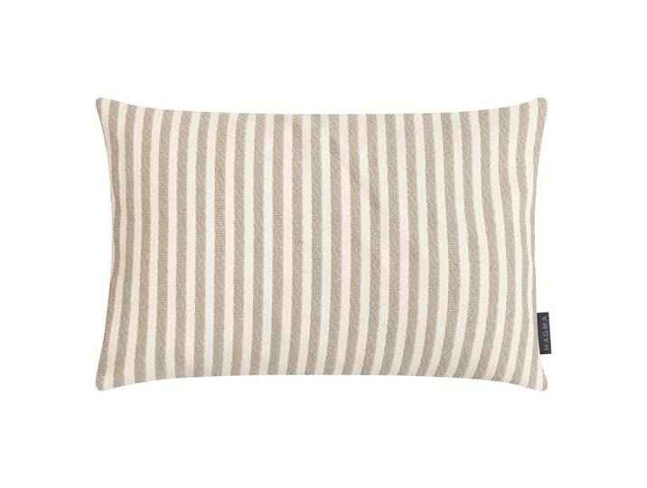 Outdoor-Kissenbezug, Beige, Cappuccino, Textil, Streifen, rechteckig, 40x60 cm, schmutzabweisend, Gartenmöbel, Gartenkissen & Auflagen, Outdoor-Kissen