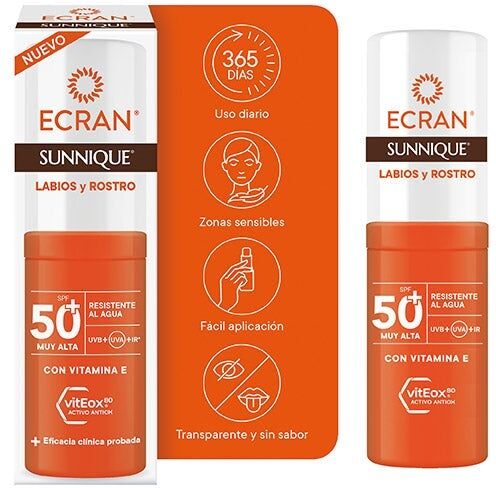 ECRAN Stick Labios Y Rostro SPF50+
