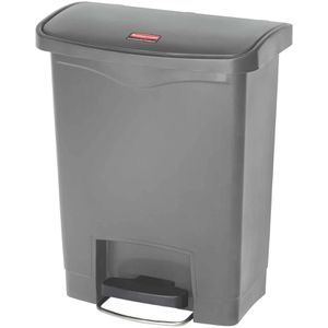 Rubbermaid Mülleimer Slim Jim Step-On, 1883600, grau, aus Kunststoff, 30 Liter