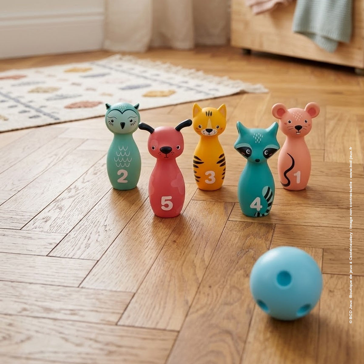 Jeu de bowling : 5 quilles souples - Ludi