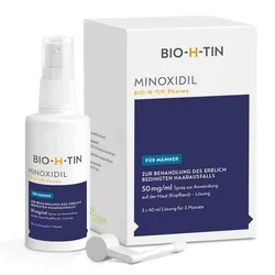 MINOXIDIL BIO-H-TIN Pharma 50 mg/ml Spray Männer 3X60 ml