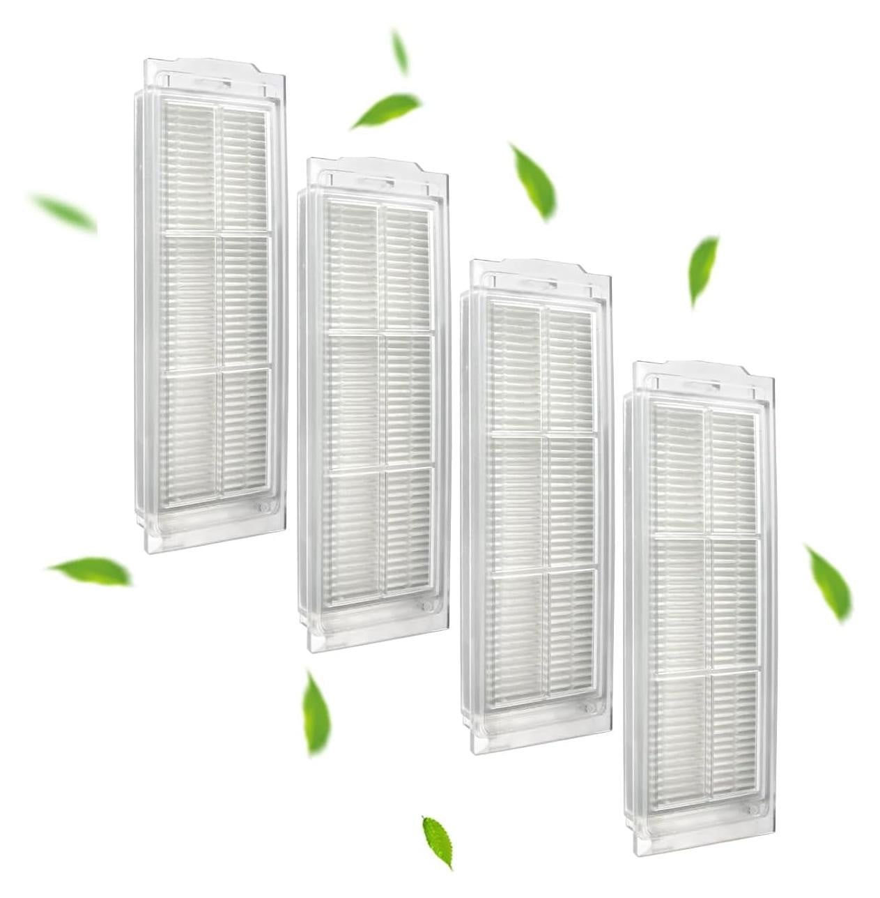 Dripio 4 vervangingsfilters voor Xiaomi Mi Robot Vacuum-Mop 2S en Mop-Pro