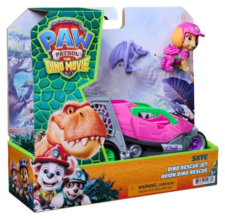 Paw Patrol De Dino Movie Skye Dino Rescue Jet met inklapbare vleugels