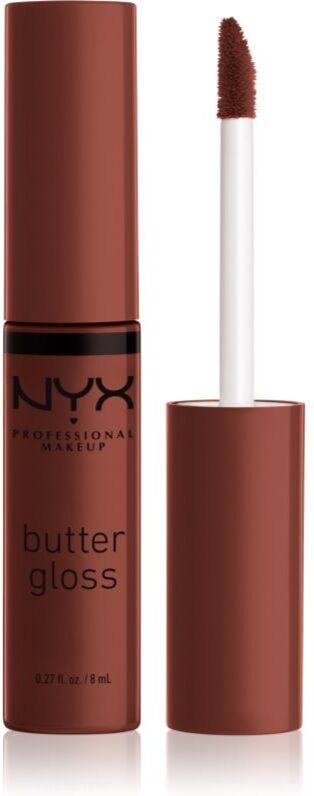NYX Professional Makeup Butter Gloss Lip Gloss shade 51 Brownie Drip 8 ml