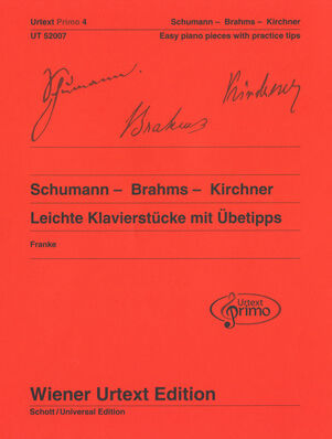Wiener Urtext Edition Schumann – Brahms – Kirchner