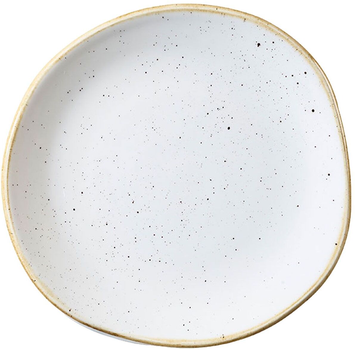 Churchill Piatto Piano Bio Organic 21 Cm Stonecast Barley White