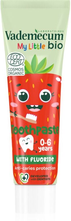Vademecum BIO My Little Strawberry dentifrice pour enfants au fluorure fraise 50 ml