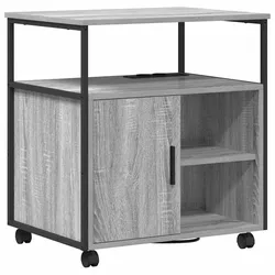 vidaXL Büroschrank mit Lademöglichkeit Grau Sonoma 61 x 46 x 67 cm