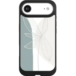 Nivocase Hülle für Apple iPhone Air Handyhülle NIVOcore Case Schwarz Blume Boho Pastell (Apple iPhone Air), Smartphone Hülle, Schwarz