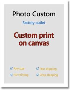 Inspired Finds Custom HD Photo Canvas Print Personalized Wall Art Decor 27.56x27.56in canvas Only