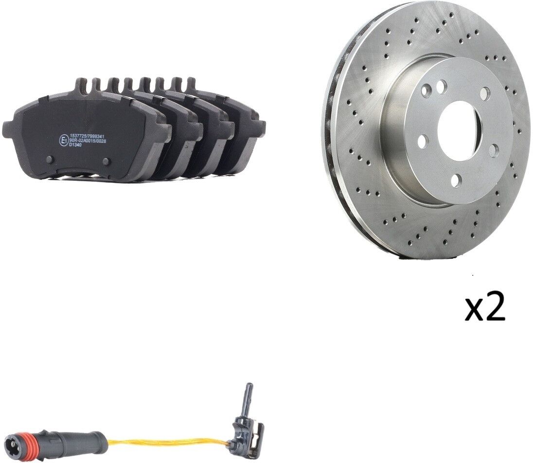 RIDEX 3405B3514 Bremsscheiben und -beläge