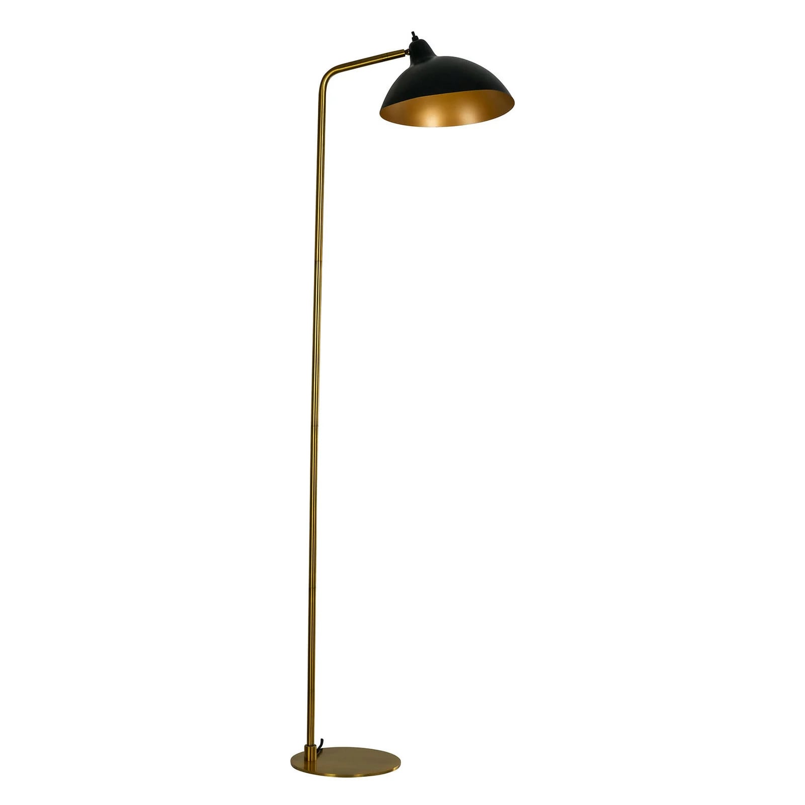 Dyberg Larsen Futura Vloerlamp Black/Brass