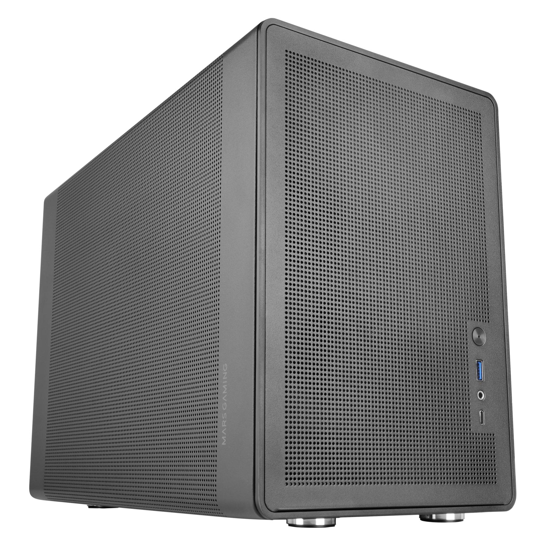 Mars Gaming Boitier Mini Tour Micro Atx Mc-Xpro (Noir) (mATX, Mini-ITX) (MCXPRO)