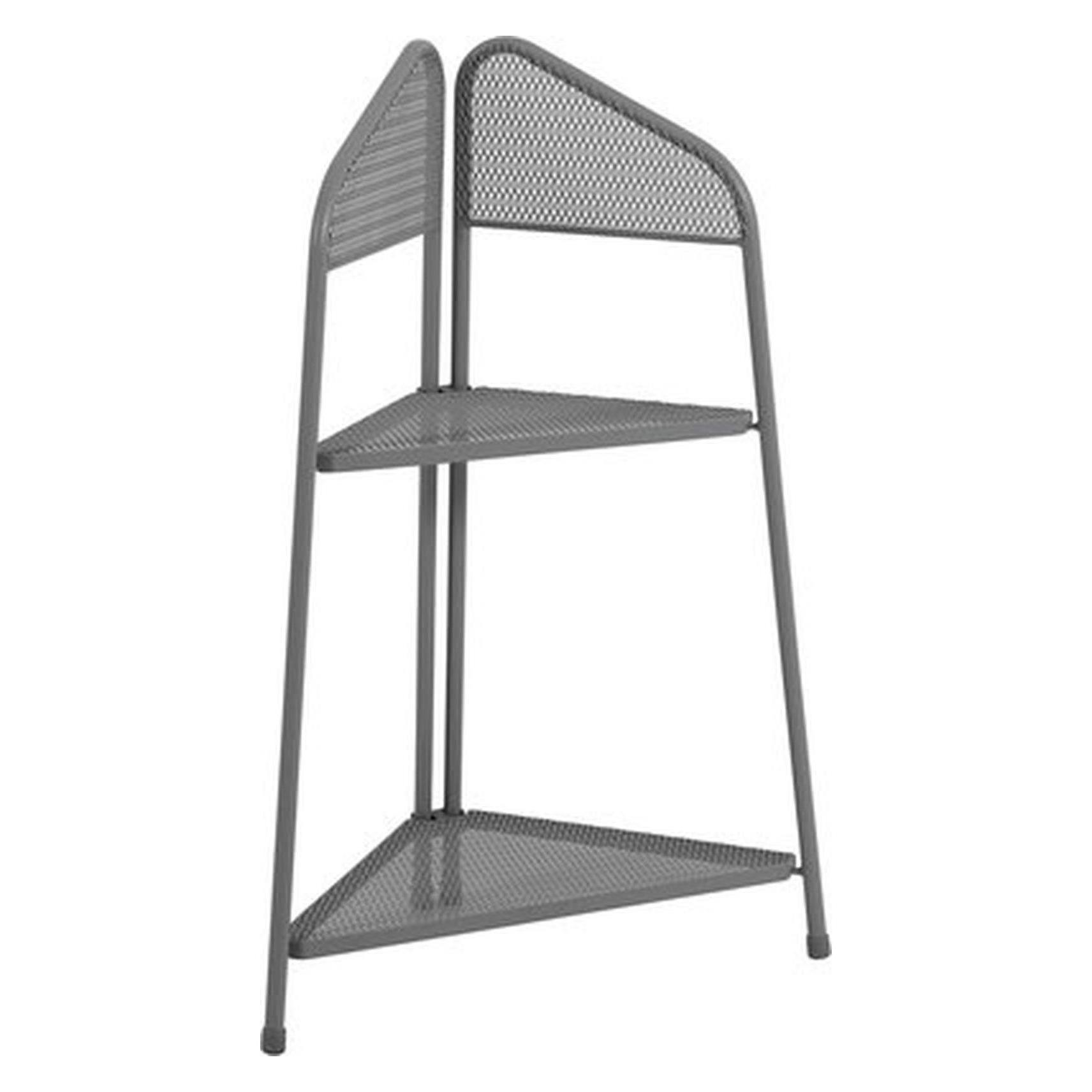 Garden Pleasure Balkon Eckregal Gela grau 100cm (950435)